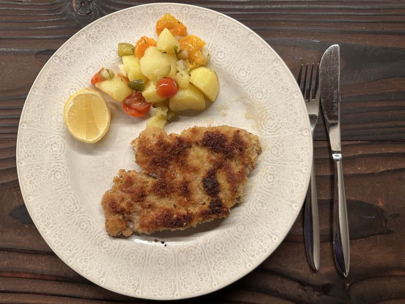 Wiener Schnitzel with Potato Salad